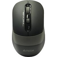 Беспроводная мышь A4Tech Fstyler FG10, оптическая 2000dpi, светодиодная, USB Type-A, 4 кнопки, серый