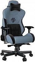 Игровое кресло Gaming Chair AD12XLLA-01-SB AndaSeat T-Pro II Premium BLUE&BLACK 4D Armrest 65mm wheels Fabric