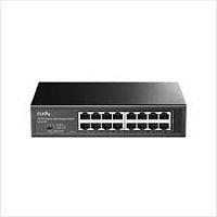 Сетевой коммутатор CUDY GS1016E 16-Port Gigabit Light Managed Switch, 16 Gigabit RJ45 Ports, Rack-mountable, Power Saving, Plug & Play, Managed/VLAN/Extend working mode DIP switch, Local management via WEB GUI, support STP/RSTP, 802.1Q/Port Based/Voice VL