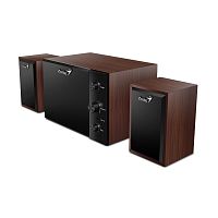 Звуковая система Genius SW-2.1 350, Wood, 9W, EU, 10Hz-20KHz, 1,2 м, 3.5мм