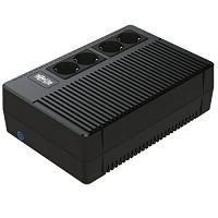 ИБП UPS TrippLite AVRX500UD AVR, 500VА/300W, линейно-интерактивный, ступенчатая аппроксимация синусоиды, 4xSchuko, 1x12V/4.5Ah