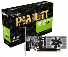VGA Palit GeForce GT1030 2048M GDDR4, Engine clock 1379MHz, Memory clock 2100MHz, 64Bit, DVI, HDMI [NEC103000646-1082F]