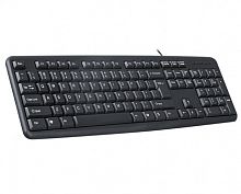 Клавиатура AeroMax KB-509, мембранная, 104btns, 1.5м, USB, рус/англ/кыр, Чёрный