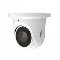 Видеокамера купольная ZKTECO ES-855L21C 1/2.7" CMOS; 5MP (2560*1920)15fps; H.264/H.265; IR Range 30m; Fixed Lens 2.8mm; DWDR, 3D DNR, video analytics; PoE; metal+plastic; IP67