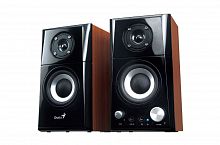 Звуковая система Genius SP-HF500A II, Black-Wood, 14W (7W x 2) ,EU, 10Hz-20KHz, 1,2 м, 3.5мм