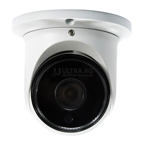 Видеокамера купольная ZKTECO ES-855L11H 1/2.7" CMOS; 5MP (2560*1920)@15fps; H.265+/H.265/H.264; IR Range 10-20m; Fixed Lens 2.8mm; DWDR, 3D DNR, IVA; PoE; IP67 IP Camera EZ series Mini Eyeball