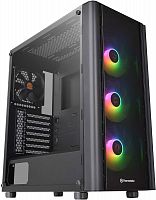 Корпус Thermaltake V250 TG CA-1Q5-00M1WN-00 ATX/Micro ATX/Mini ITX USB2x3.0+2x2.0, HD-Audio, Куллер 4x120мм ARGB, Высота CPU куллера до 160мм, VGA до 320мм, 477x216.5x430мм, Без Б/П, Черный