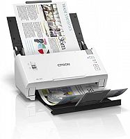 Сканер Epson WorkForce DS-770II A4, 600*600dpi, 45/90ppm, автоподача 100лист., двустороннее сканирование, сканирование длинных документов , USB 3.0, серый