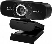 Вебкамера Genius FaceCam 2000X, USB, 1920x1080, 2.0Mpx, Микрофон, Крепление: зажим, Кабель 1.5 метра, Чёрный