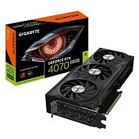 Видеокарта RTX 4070 Gigabyte GeForce RTX™ 4070 SUPER WINDFORCE OC 12GB GDDR6X, Engine clock 2550MHz, Memory clock 21000MHz, 192Bit, 3xDP, 1xHDMI [GV-N407SWF3OC-12GD]