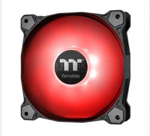 Кулер Thermaltake Pure A14 LED RED Fan, 140мм, обороты PWM 500~1500 rpm, 93CFM max, 32dBa max, гидравлические подшипники, 40000 часов время службы (CL-F110-PL14RE-A)