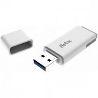 Накопитель на флеш памяти 64GB Netac, U185, NT03U185N-064G-20WH, USB 2.0, Белый