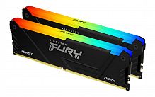 Оперативная память DDR4 32GB (2x16GB) PC-25600 (3200MHz) KINGSTON FURY Beast Black RGB [KF432C16BB12AK2/32]