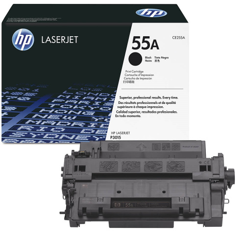 Картридж HP (CE255A) Cartridge for laser printer LJ P3015/P3011, 6000 p, Black без упаковки