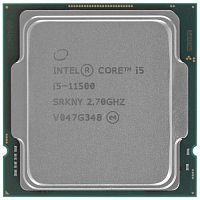 Процессор Intel Core i5-11500, LGA1200, 2.7-4.6GHz,12MB Cache L3,EMT64,6 Cores+12 Threads,Tray,Rocket Lake