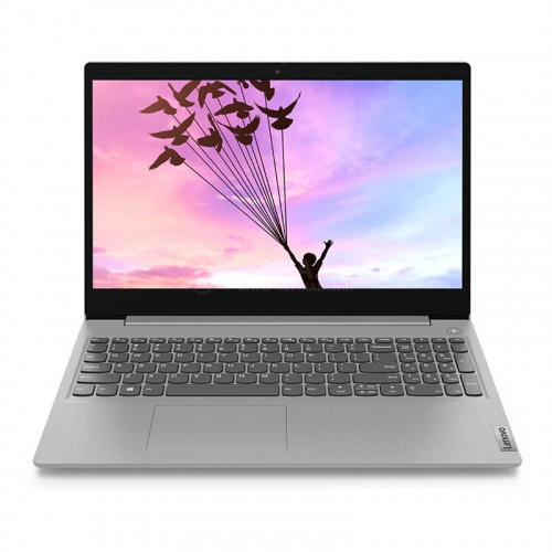 Ноутбук Lenovo Ideapad 3 Silver Intel Dual Core N4020 (up to 2.8Ghz), 4GB, 128GB SSD, Intel HD Graphics, 15.6" LED, WiFi, BT, Cam, DOS, Eng-Rus Заводская Клавиатура