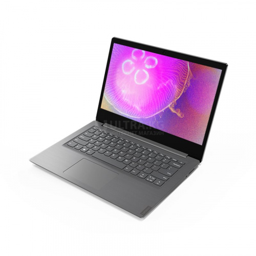 Ноутбук Lenovo Ideapad V14 Iron Grey Intel Dual Core N4020 (up to 2.8Ghz), 4GB, 512GB M.2 NVMe PCIe, AMD Radeon™ Graphics, 14.0" LED, WiFi, BT, Cam, DOS, Eng-Rus Заводская Клавиатура