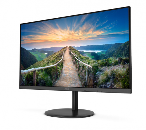 Монитор LCD 27" AOC Q27V4EA, IPS, Black, 2560x1440, 20M:1, 250cd/m2, 178/178, 4ms, 75Hz, HDMI, DP, Headphone out, Speakers 2x2W Монитор LCD 27" AOC Q27V4EA, IPS, Black, 2560x1440, 20M:1, 250cd/m2, 178/178, 4ms, 75Hz, HDMI, DP, Headphone out, Speakers 2x2W
