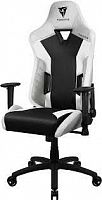 Gaming Chair ThunderX3 TC3 ALL WHITE&BLACK 2D Armrest 65mm wheels PVC Leather