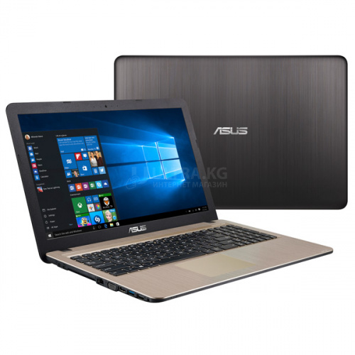 Ноутбук  ASUS X540UB Gold Intel Core i3-7020U (up to 3.1Ghz), 4GB, 1TB, Nvidia Geforce MX110 2GB, 15.6" LED FULL HD (1920x1080), WiFi, BT, Cam, DOS, Eng-Rus