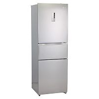 Холодильник LG GC-B293 STQK Серебро (3 камеры, 295/167/83/45 л, -18°C, класс A (310 кВтч/год), 42 дБ, 1 компрессор, No Frost, 1860x630x650)
