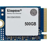Твердотельный накопитель SSD 500GB Kingston Digital Ships NV3 PCIe 4.0 x4 NVMe M.2 2230 NVMe Read/Write up 5000/3000MB/s [SNV3SM3/500G]