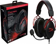 Наушники с микрофоном HYPERX 4P5L1AX#ARL (HX-HSCA-RD/EE) Cloud Alpha Gaming jack 3.5 mm BLACK/RED