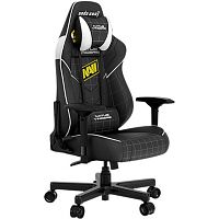 Gaming Chair AD19-04-BW-PV AndaSeat NAVI Edition L BLACK 4D Armrest 60mm wheels PVC Leather