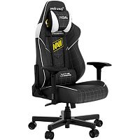 Игровое кресло Gaming Chair AD19-04-BW-PV AndaSeat NAVI Edition L BLACK 4D Armrest 60mm wheels PVC Leather