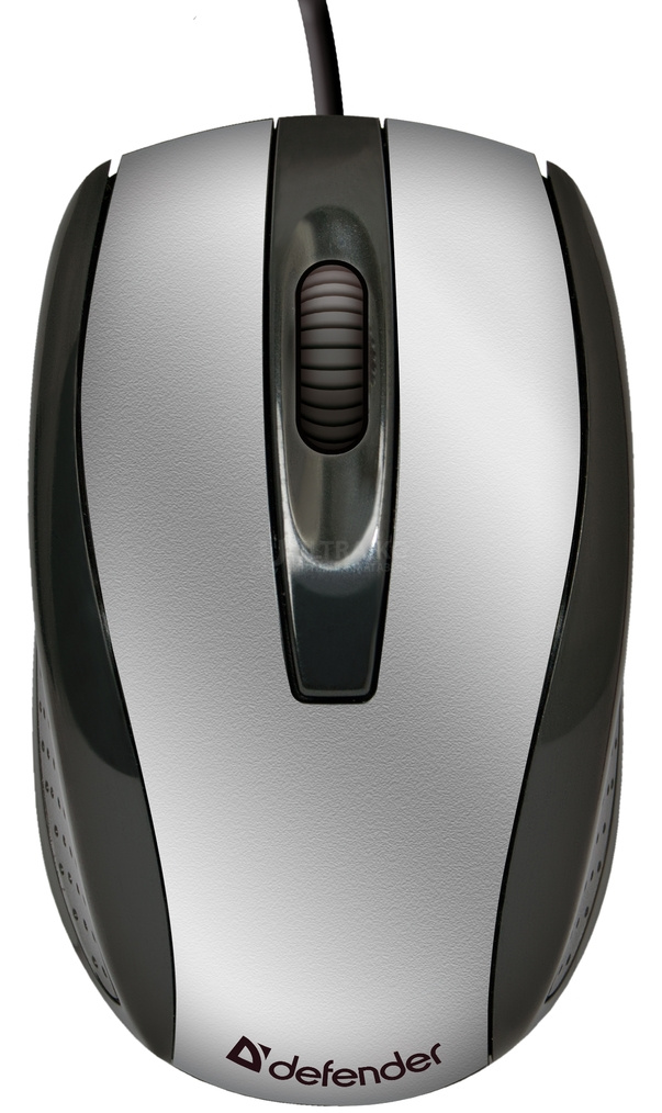 Проводная мышь Defender Optimum MM-140, Grey, 800dpi, USB, 3btn, 1.5m фото 3