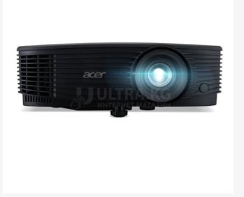 Проектор Acer X1329WHP DLP, WXGA 1280 x 800 (1920 x 1200 max), 4800 Lumens, 20000:1, BluelightShield™, Динамики (1x3 вт), VGA, HDMI, Composite , USB, stereo mini jack, RS232, Черный