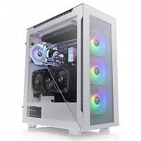 Корпус Thermaltake Divider 500 TG Snow ARGB/White/Win/SPCC/Tempered Glass*4/120mm ARGB Fan*3/120mm Standard Fan*1CA-1T4-00M6WN-01