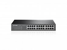 Сетевой коммутатор TP-LINK TL-SG1024D, 24-Port Gigabit Switch, 24 Gigabit RJ45 Ports, 1U 13-inch Rack-mountable Steel Case