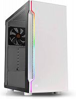Корпус Thermaltake H200 TG Snow RGB CA-1M3-00M6WN-00 ATX/Micro ATX/Mini ITX, USB2*3.0, HD-Audio, Куллер 1*120мм RGB, Высота CPU куллера до 180мм, VGA до 320мм, 454x210x416мм, Без Б/П, Белый