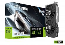 Видеокарта RTX 4060 ZOTAC GAMING GeForce RTX 4060 Twin Edge 8GB GDDR6, Engine clock 2460MHz, Memory clock 17000MHz, 128Bit, 3xDP, HDMI [ZT-D40600E-10M]