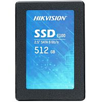 Твердотельный накопитель SSD 512GB Hikvision HS-SSD-E100/512G 2.5" SATAIII TLC 3D NAND, Read/Write up 563/542MB/s