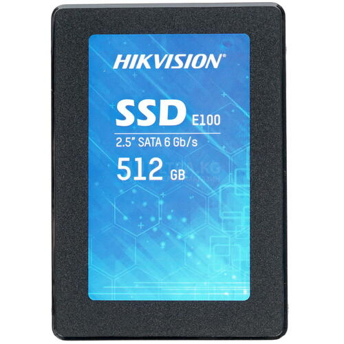 Твердотельный накопитель SSD 512GB Hikvision HS-SSD-E100/512G 2.5" SATAIII TLC 3D NAND, Read/Write up 563/542MB/s