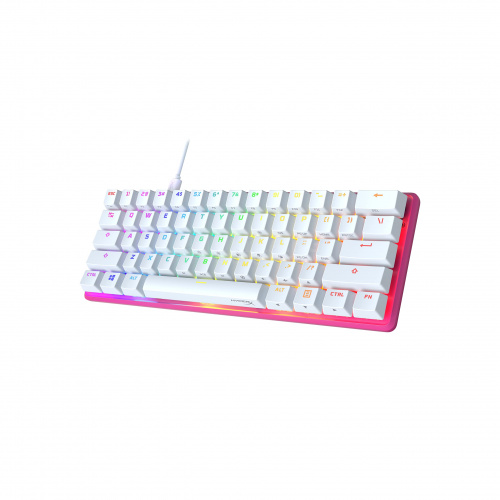 HyperX Alloy Origins 60 572Y6AA#ACB Mechanical Gaming Keyboard,HX Red,Backlight, PINK,RU HyperX Alloy Origins 60 572Y6AA#ACB Mechanical Gaming Keyboard,HX Red,Backlight, PINK,RU