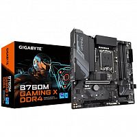 Матплата Gigabyte B760 GAMING X DDR4, LGA1700,iB760, 4xDDR4 2933/3000/3200/5333(OC),4xSATA3, Raid,3xM.2 (PCI-E4.0x4/x2), 1хDP,1xHDMI,3xPCI-Ex16, ATX