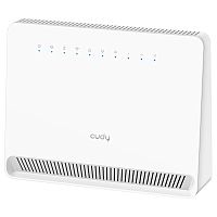 Роутер Wi-Fi CUDY LT500E AC1200 Wi-Fi 4G LTE Cat.4 Router, AC1200 Wi-Fi, build-in 4G LTE modem, 4 10/100M RJ45 Ports, Nano SIM Slot, 300Mbps at 2.4GHz + 867Mbps at 5GHz, Internal antennas, PPTP/L2TP/OpenVPN/WireGuard VPN