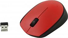 Беспроводная мышь Logitech M171, optical 1000dpi, 3btn, Red, USB [910-004641]