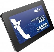 Твердотельный накопитель SSD 256GB Netac SA500 3D NAND 2.5 SATAIII, Read/Write up 520/450MB/s [NT01SA500-256-S3X]