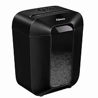 Шредер Fellowes POWERSHRED LX45 Уровень секретности P-4, Фрагмент 4х37 мм, Подача 30(50)лист, Ёмкость корзины 17 л, Уничтожение скоб, скрепок, пл. карт, Чёрный