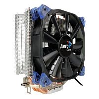 Кулер для процессора Aerocool Verkho 4 Intel 2066/2011/1700/1200/115X/775/AM5/AM4/AM3+/AM3/AM2+/AM2/FM2/FM1, 140W, 120мм, 800-2000 об/мин, 27 дБA, 4pin, Габариты 156.5 х 123 х 73 мм, Чёрный+Синий