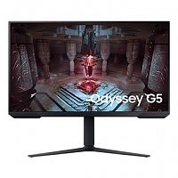 Монитор LCD 32" Samsung LS32CG510EIXCI, Odyssey G5, Black, VA, 2560x1440, 3000:1 (Mega), 300cd/m2, 165Hz, 178/178, 1ms, 2xHDMI, DP, выход на наушники