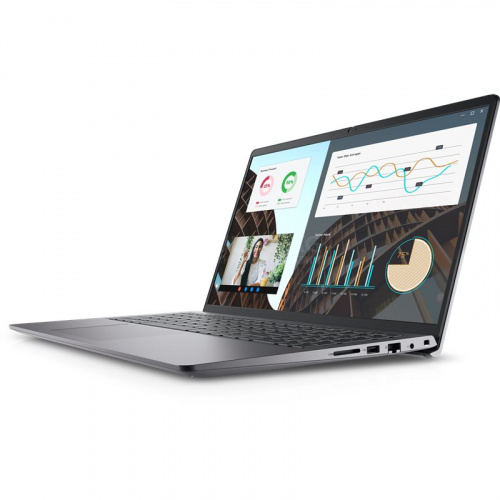 Ноутбук Dell Vostro 3530, Intel Core i5-1334U (up to 4.60GHz), 12GB DDR4, 2TB SSD NVMe, 15.6" FHD WVA (IPS) 120Hz, Type-C, WiFiax, BT5.0, LAN, Ubuntu, ENG-RUS, серый