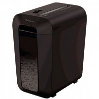Шредер Fellowes LX65 Уровень секретности P-4, Фрагмент 4х40 мм, Подача 10 лист, Ёмкость корзины 22 л, Уничтожение скоб, скрепок, пл. карт, Чёрный