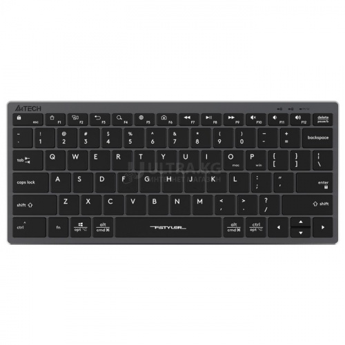 Клавиатура A4tech Fstyler FX51 USB, SLIM, Черный корпус, ультратонкая, ноутбучный профиль, 1,5m