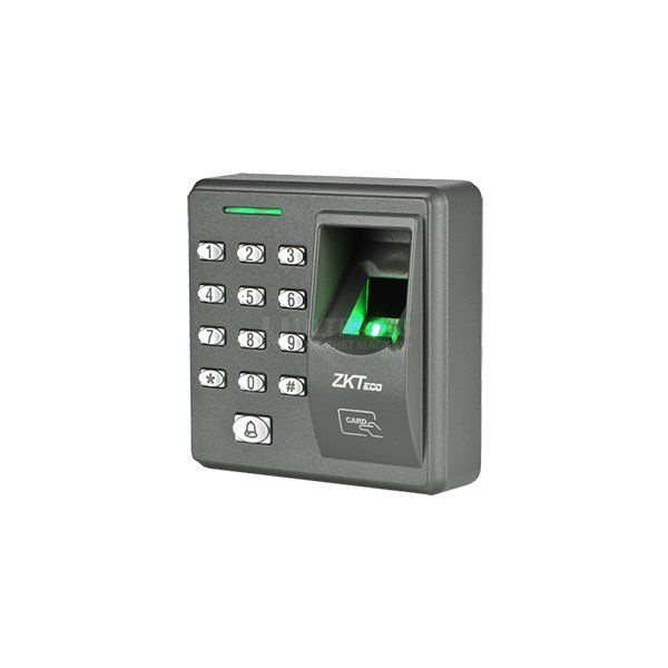 Биометрический терминал ZKTECO X7/ID Fingerprint 500,Card 500,Password 8 groups, Log N/A Communication: N/A Access Control Interface for electric lock, door sensor, alarm, exit button and door bell."