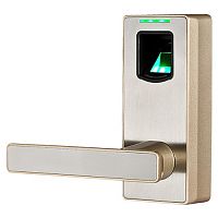 Биометрический замок ZKTECO ML10D/Left Fingerprint Lock.Left. Silver "Zinc Alloy Metal Casing User Capacity: 90 Door Thickness: 30-54mm Backset: 62 mm Color Option: Silver/Champaign gold optional